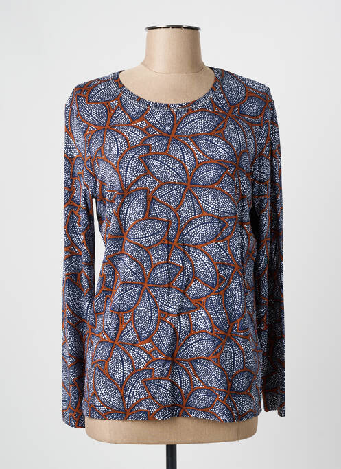 Top bleu HAJO pour femme