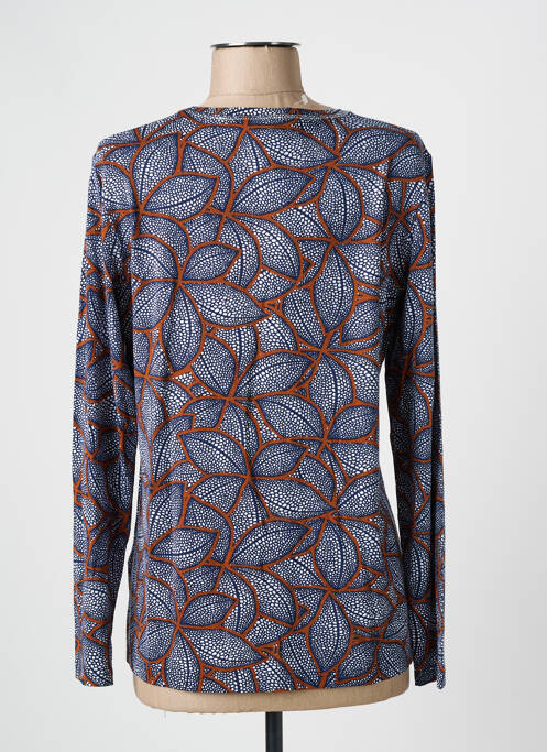 Top bleu HAJO pour femme