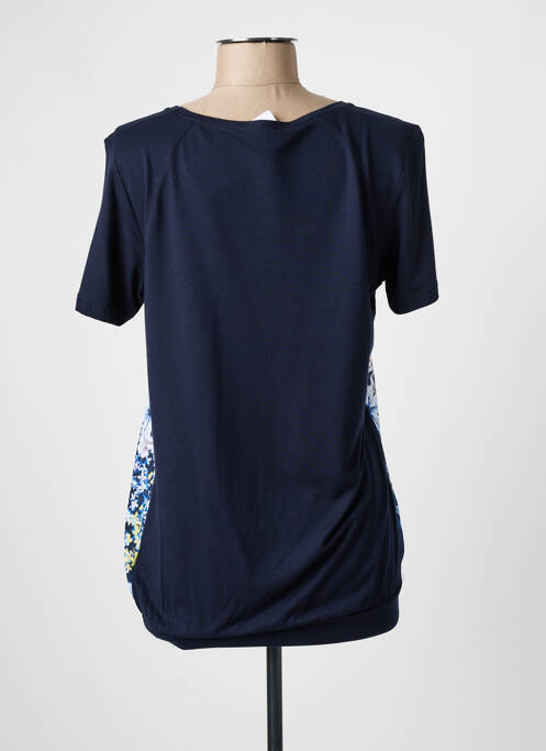 Top bleu HAJO pour femme