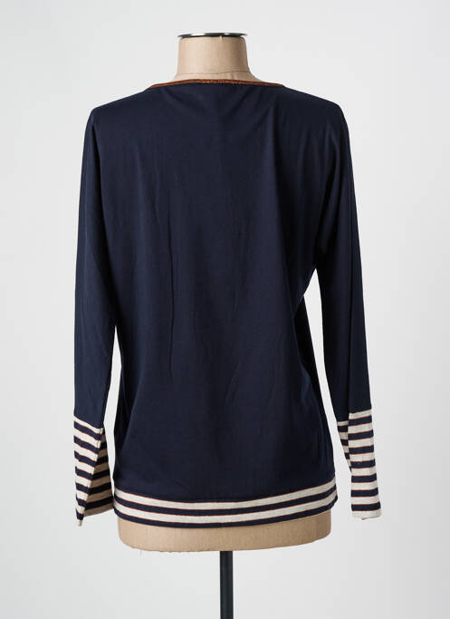 Top bleu OLSEN pour femme