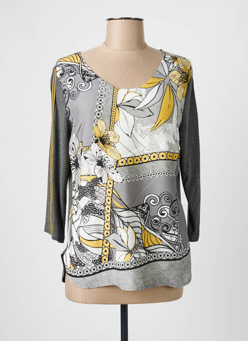 Top gris FRANK WALDER pour femme