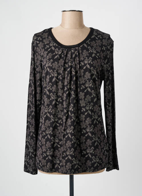 Top noir HAJO pour femme