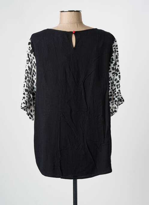 Top noir PAUSE CAFE pour femme