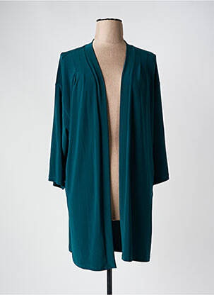 Gilet manches longues manches 3/4 vert PAZ TORRAS femme