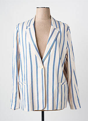 Blazer poches bleu ANDAM femme
