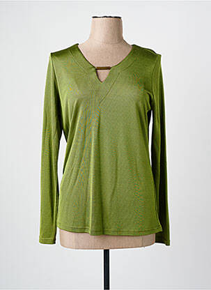 T-shirt manches longues manches longues vert PAZ TORRAS femme