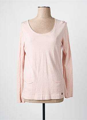 Pull coupe cintrée manches longues rose CONCRETO femme