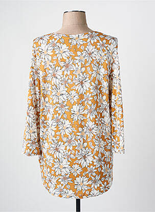 Blouse imprimé fleurs manches longues beige OLSEN femme