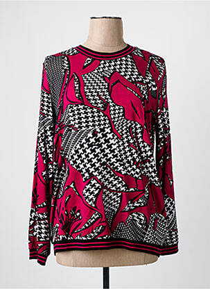 Sweat-shirt stretch manches longues rouge JOY OF LIFE femme