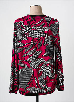 Sweat-shirt stretch manches longues rouge JOY OF LIFE femme