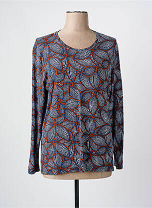 T-shirt manches longues manches longues bleu JOY OF LIFE femme