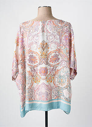 Blouse imprimé fleurs manches 3/4 rose DIVAS femme