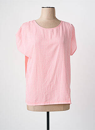 Blouse manches courtes manches courtes orange KATMAI femme