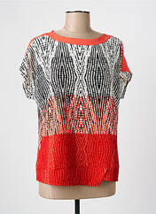 Blouse orange FRANCE RIVOIRE pour femme seconde vue