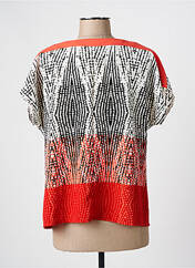 Blouse orange FRANCE RIVOIRE pour femme seconde vue