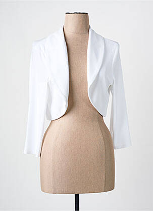 Boléro blanc FRANK LYMAN pour femme