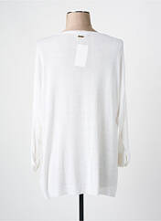 Pull tunique blanc VIRIATO pour femme seconde vue