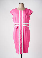 Robe mi-longue rose ESTEL COLLECTION pour femme seconde vue