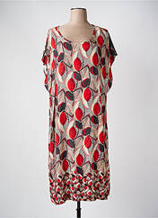 Robe mi-longue rouge GRIFFON pour femme seconde vue