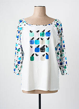 T-shirt bleu JEI'S BY LETIZIA DENARO pour femme