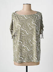 T-shirt vert MARBLE pour femme seconde vue