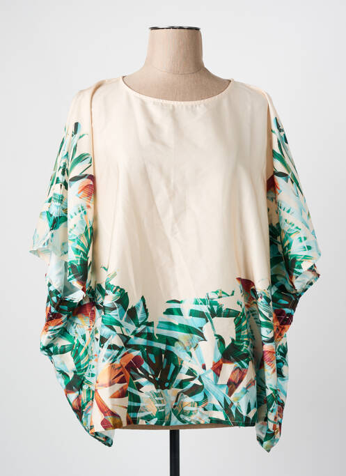 Blouse beige CONCRETO pour femme