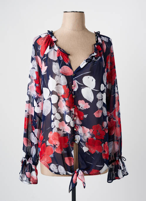 Blouse bleu FRANK LYMAN pour femme