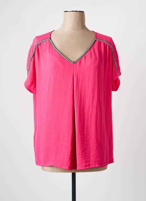 Blouse rose ANDAMIO pour femme