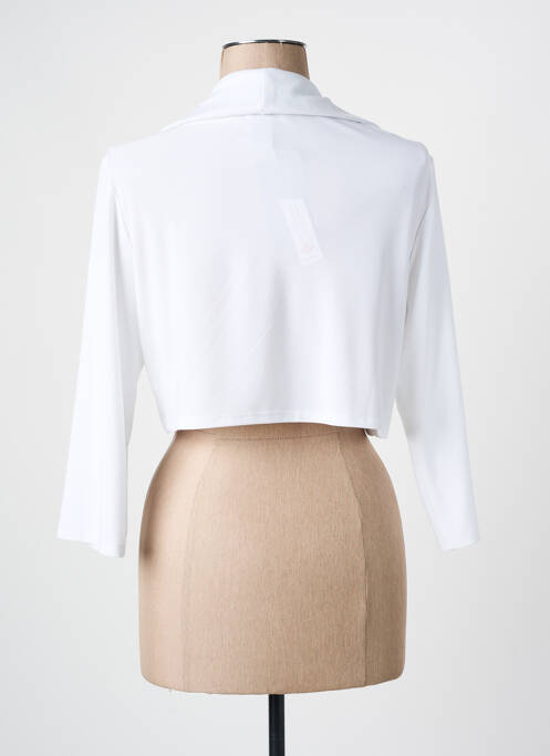 Boléro blanc FRANK LYMAN pour femme