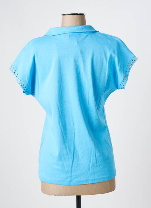 Polo bleu THE STYLE pour femme