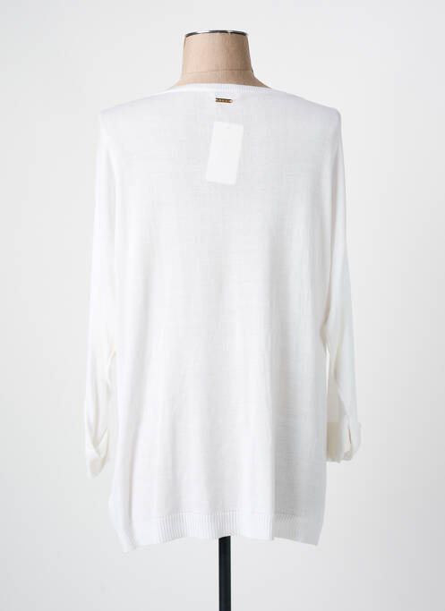 Pull tunique blanc VIRIATO pour femme