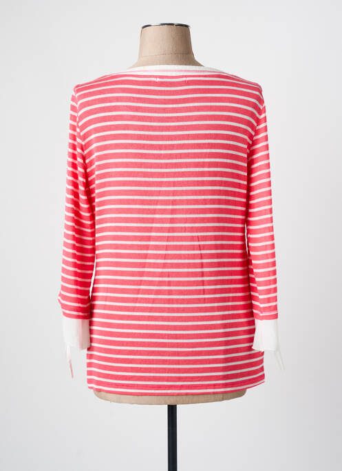 Pull tunique rose PAZ TORRAS pour femme