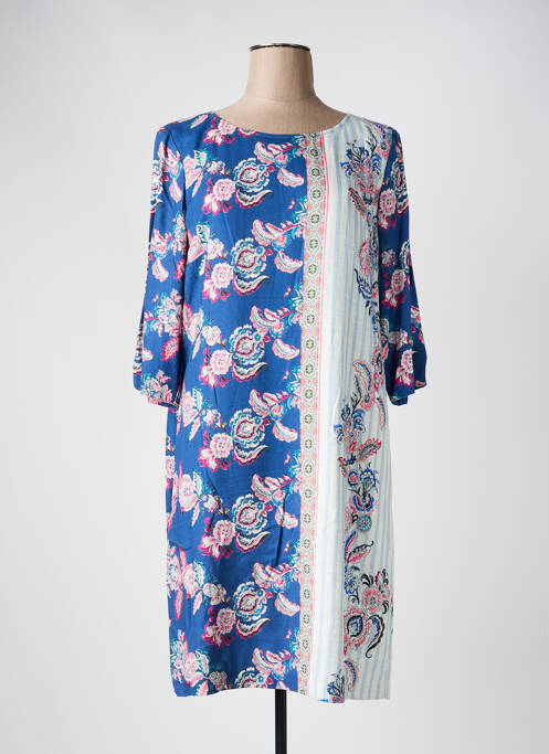 Robe mi-longue bleu DIVAS pour femme