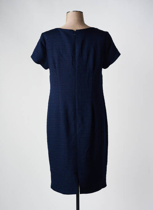 Robe mi-longue bleu ESTEL COLLECTION pour femme