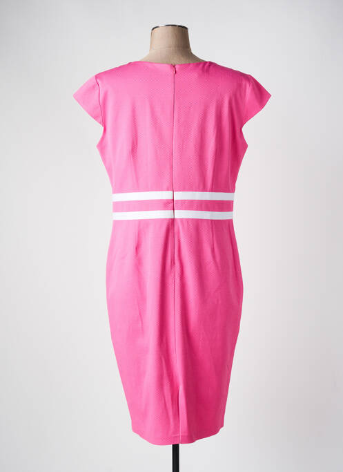 Robe mi-longue rose ESTEL COLLECTION pour femme