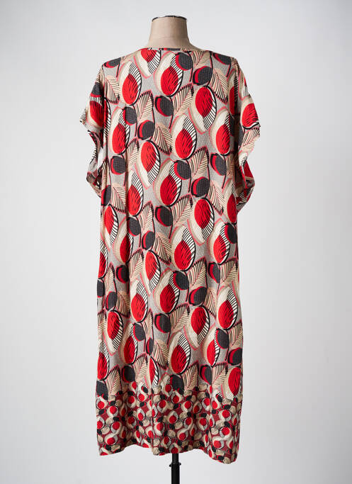 Robe mi-longue rouge GRIFFON pour femme