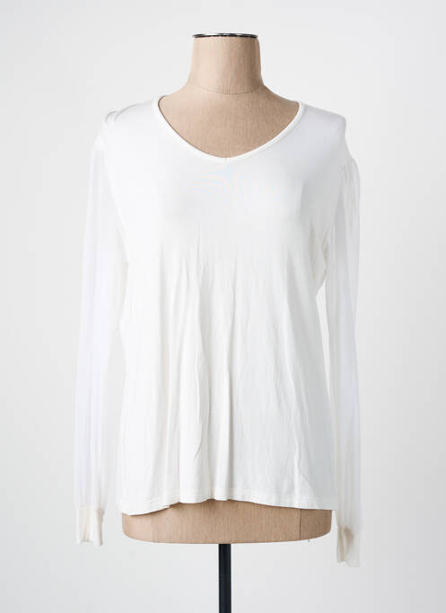 Top beige MONICA BRAGHINI pour femme