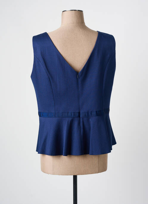 Top bleu ESTEL COLLECTION pour femme