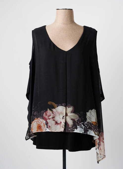 Top noir FRANK LYMAN pour femme