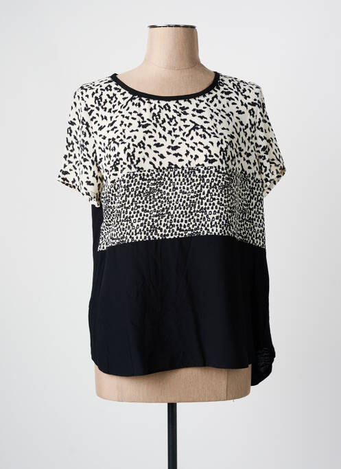 Top noir PAUSE CAFE pour femme