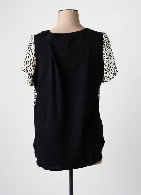 Top noir PAUSE CAFE pour femme