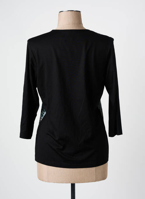 T-shirt noir FRANK WALDER femme