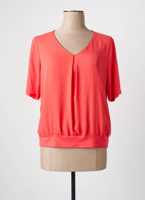 T-shirt orange FRANK WALDER pour femme