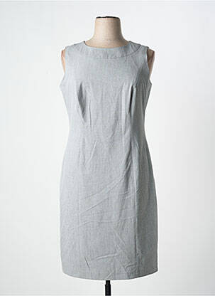 Robe mi-longue sans manche sans manche gris APANAGE femme