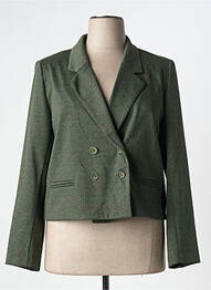 Blazer coupe cintrée vert PAZ TORRAS femme