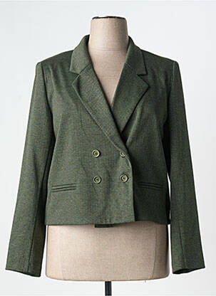 Blazer coupe cintrée vert PAZ TORRAS femme
