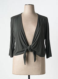 Gilet manches longues manches 3/4 gris OLSEN femme