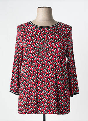 T-shirt manches longues manches longues rouge THOMAS RABE femme
