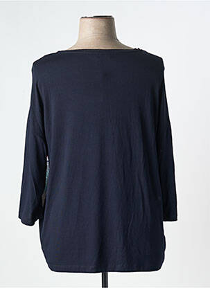 T-shirt manches 3/4 manches 3/4 bleu BASLER femme