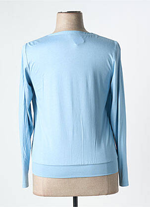 Blouse manches longues manches longues bleu FRANK WALDER femme